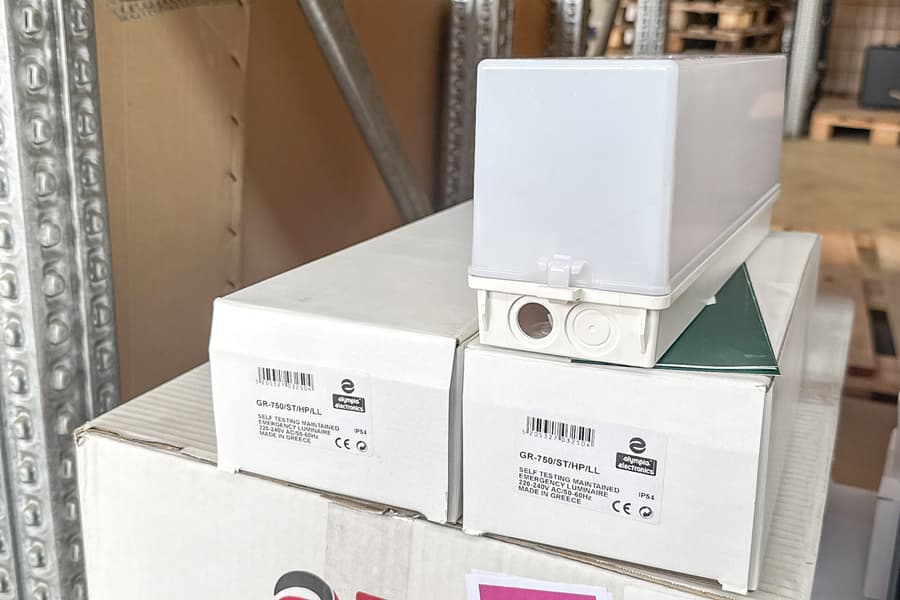 2 Notleuchten Olympia Electronics NL-GR-750/ST/HP/LL